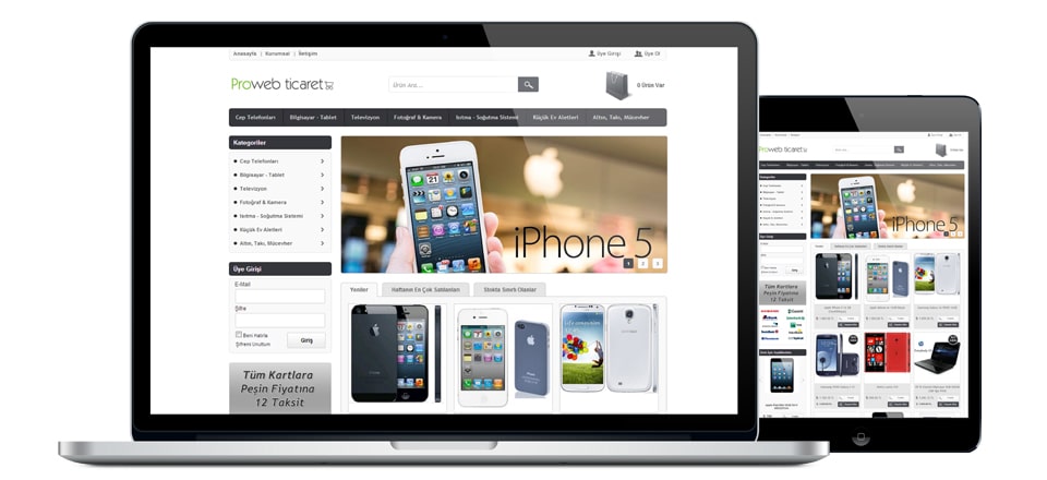 Proweb Ticaret Tema 1